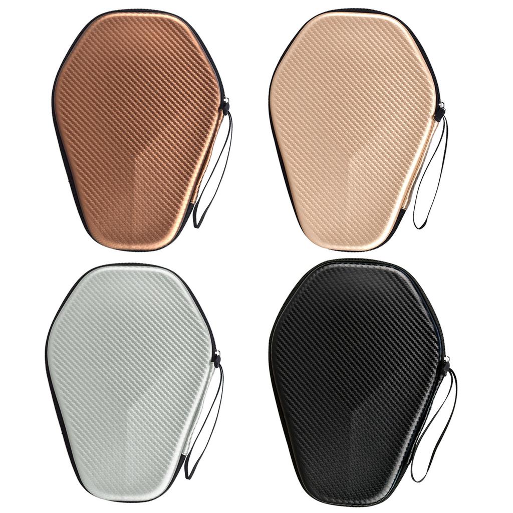 Lightweight Pingpong Paddle Bag Waterproof Case Portable Table Tennis Racket Bag Hexagonal Zipper Handbag Easy to Carry