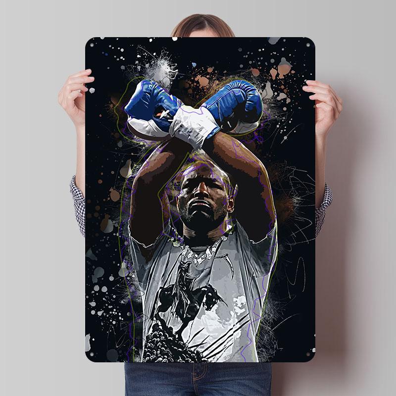 Bernard Hopkins Boxer Metal Posters Custom Vintage Metal Signs Wall Art Tin Plaque for Man Cave Modern Home Decoration Luxury