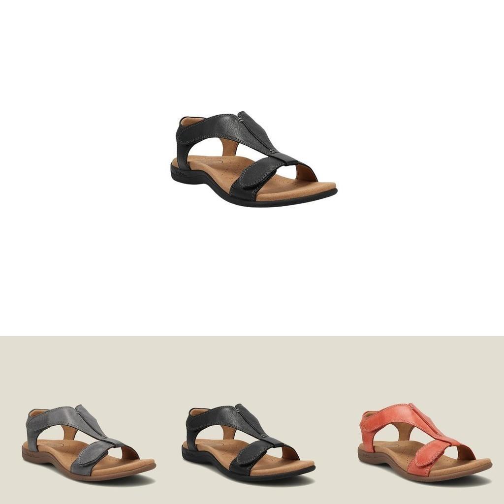 Women's Flat Summer Ankle Wide Flat Slippers Beach Sandals Casual Fashion