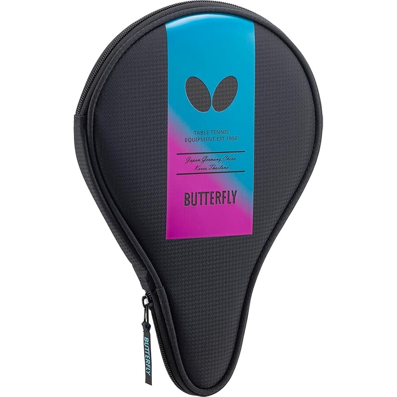 Кейс для настольного тенниса Butterfly, YT Полный кейс, Вмещает одну ракетку, 63410, Бирюзово-синий