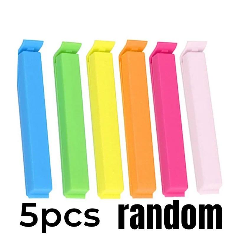

5/10/20PCS Portable Kitchen Storage Food Snack Seal Sealing Bag Clips Sealer Clamp Plastic Tool Kitchen Accessories Bag Clips
