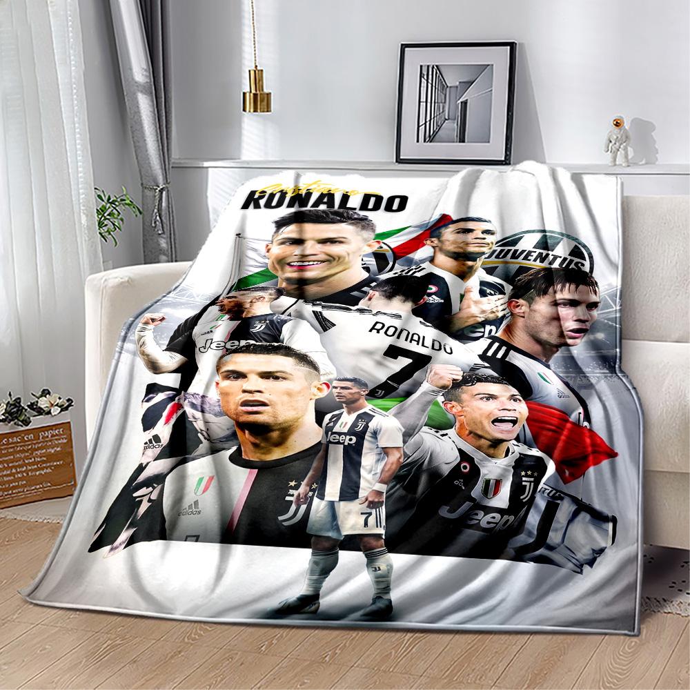 Ronaldo Juventus Legacy Blanket Soft & Cozy Great for Bedding Seaside Bed Four Seasons Universal Modern Style