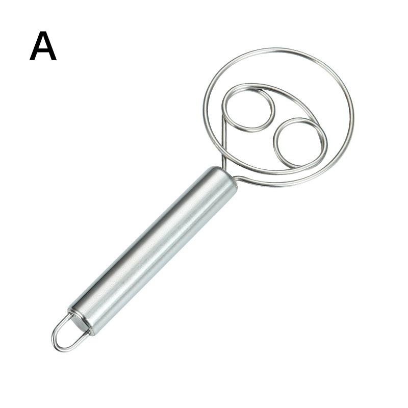 Dough Whisk Bread Mixer Stainless Steel Cake Pastry Flours Dough Blenders With Hanging Hole Kitchen Baking Blender Tools