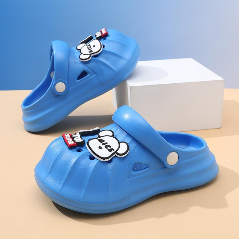 Fun Colorful And Kids Clogs With Cartoon Patterns For Summer Beach And Home Use