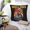 GunsNRoses Was Here Rock Metal Band Pillowcase Merch Printing Cushion Cover  Throw Pillow Cover Home Decor Zipper Multi Size