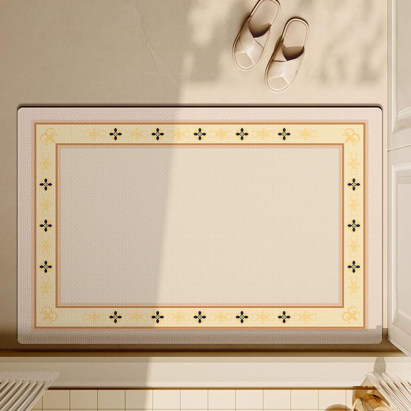 

Килимок для ванної кімнати Діатомова земля Вбиральна підкладка Швидкосохнучий Килим для ванної кімнати Килимок проти ковзання біля дверей туалету Килимок для ніг у туалет 40 * 60cm