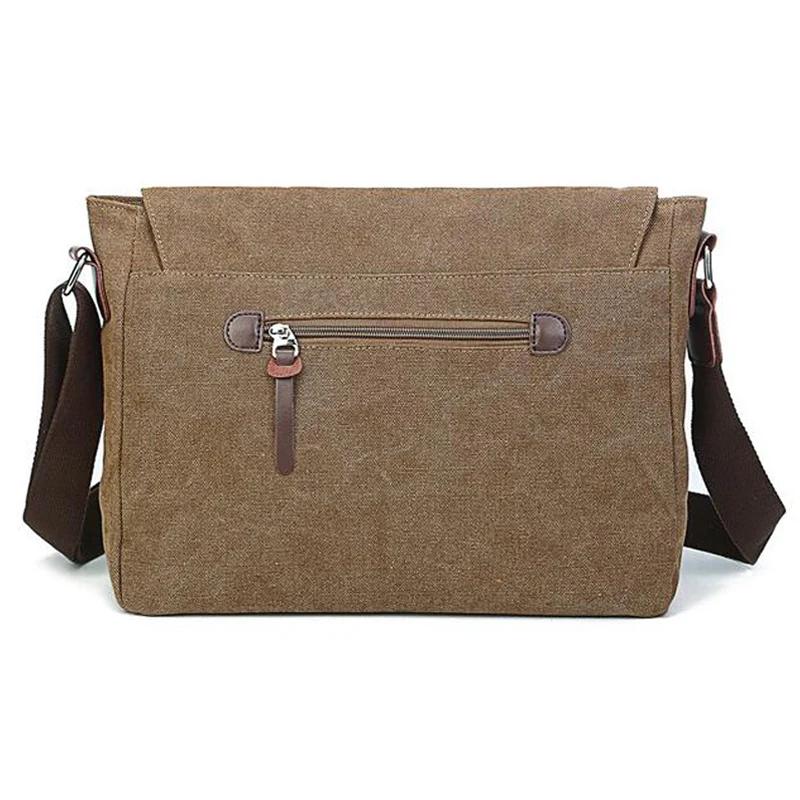 Men Vintage Canvas Bag Men Casual Crossbody Bag for Men Messenger Bag Man Travel Shoulder Bags Bolsa Masculina