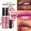 Pearl Fine Flash Lip Glaze Długotrwały Nawilżający Błyszczyk do Ust Płynna Szminka Przezroczysty Olejek do Ust Makijaż Ust Kosmetyki Damskie