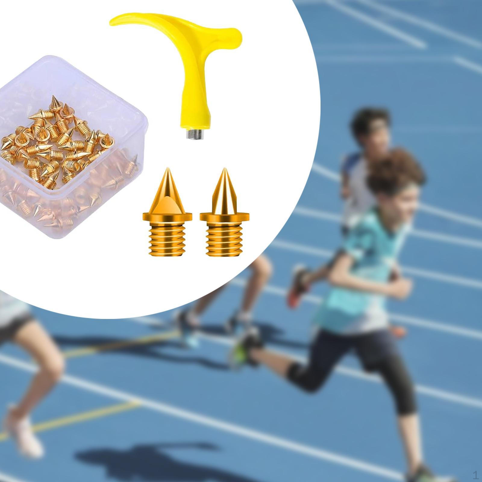 

50 шт. сменных шипов для беговых кроссовок 5 мм и для полевых беговых кроссовок