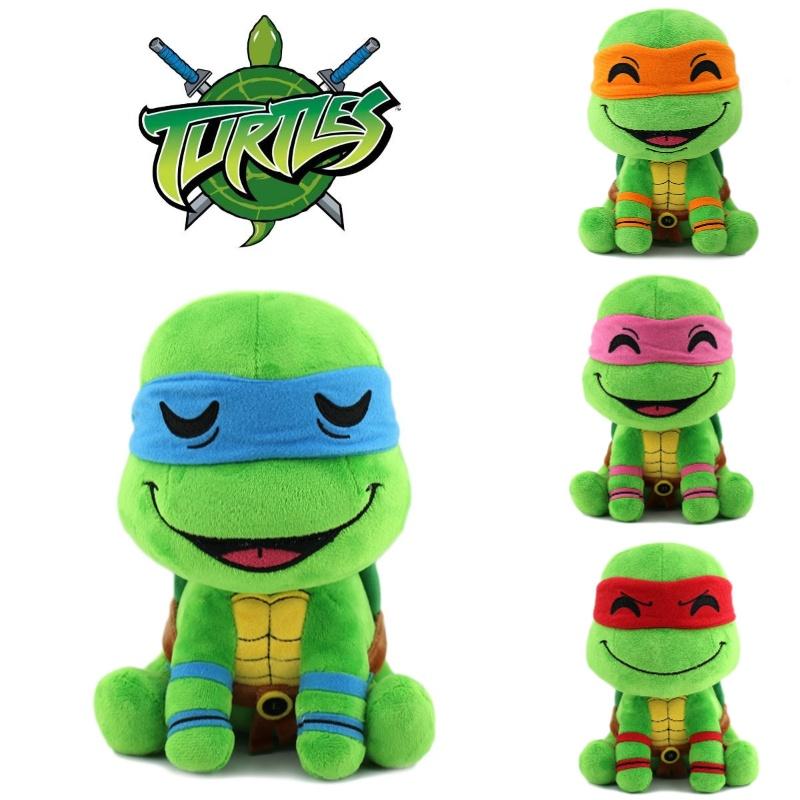 Cute Ninja Turtle Plush Toy Soft Stuffed Animal For Kids Cartoon Style Turtle Figure