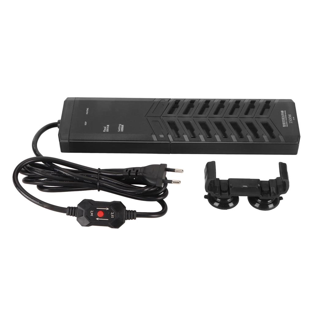 Aquarium Heater 1500W Automatic Thermostat Submersible Fish Tank Water Heater with Smart Digital