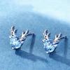 Korean Style Trendy Small Deer Antler Earrings
