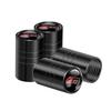 T23-For Volkswagen VW GTI R Golf 5 7 6 4 Polo Tiguan Passat Jetta Lavida Car Styling 3D Metal Wheel Tire Valve Stem Caps Accessories