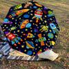 1PC Space Adventure Umbrella-8-Rib Reinforced, Automatic Open, Lightweight & Durable, Fashion Accessory for Outdoor-D374