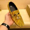 Fashion Mens Outdoor Loafers Leather Fashion Coiffeur Shoes Men 2024 All-match Men Casual Shoes Luxury Brand Classic Men Dress Footwear