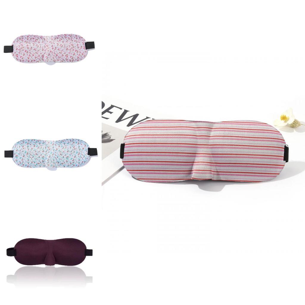 3d Stereoscopic Light Blocking Breathable Sleep Eye Mask For Travel And Sleep Improvement