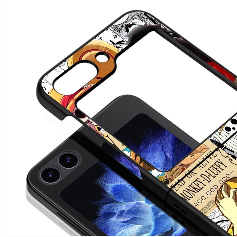 Anime One Pieces Case for Samsung Galaxy Z Flip 5 Z Flip Z Flip 3 Z FLIP 6 Back Cover