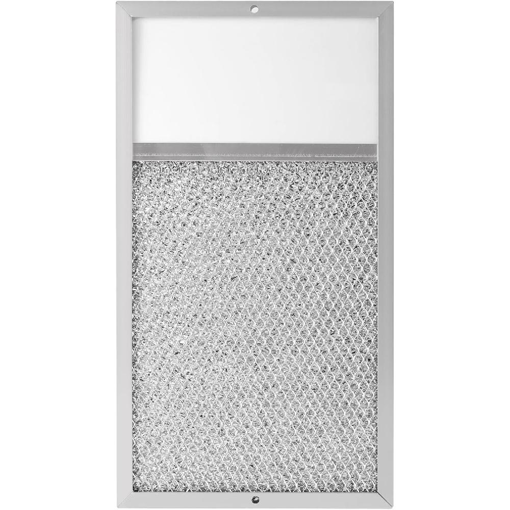 Range hood Filter with Light Lens Replacement for Broan R610027 SR610027 1568322 1568323 PM25WW PM25BL AL9245 Aluminum Mesh Grease Lens Range Hood