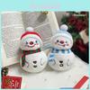 Christmas Snowman Plush Toy With Pp Cotton Filling For Holiday Gift Decor