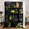 Dark Academia Potion Shelf Blanket bedroom Blanket for Livingroom Couch lunch break Soft throw for Friend's festival Gift