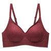 Seamless Women's Thin Breathable Underwear & Jelly Support Wire-Free Bra