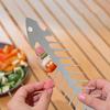 Barbecue Skewer Stainless Steel Roasting Fork Fish Bone Shape Outdoor Barbecue Skewer Non-stick Grill Fork