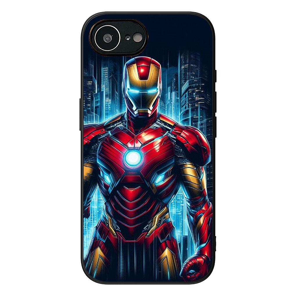 

Чехол для телефона Ironman Marvel Железный Человек для Apple iPhone 13 12 Mini XS 11 Pro Max 7 8 Plus + XR SE 2022 2020 SE3 Мягкий чехол iPhone 11