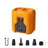 FLEXTAILGEAR EVO PUMP 3 Electric Portable Air Pump, 5kPa, Powerful 1000L/min, Built-in 1300mAh Battery, Dual-Use Inflator and Deflater, Includes 5 Noz