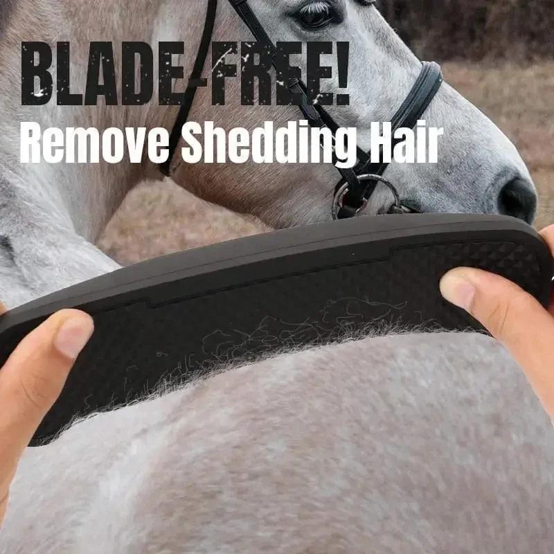 Horse Groomings Brush Handle Horse Shedding Brush Groomings Care Clean Tools Painlessly Remove Of Loose Hair Furs Dirt Supplies