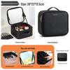 LED Mirror Makeup Bag: Spacious Handbag for Skincare & Cosmetics Storage