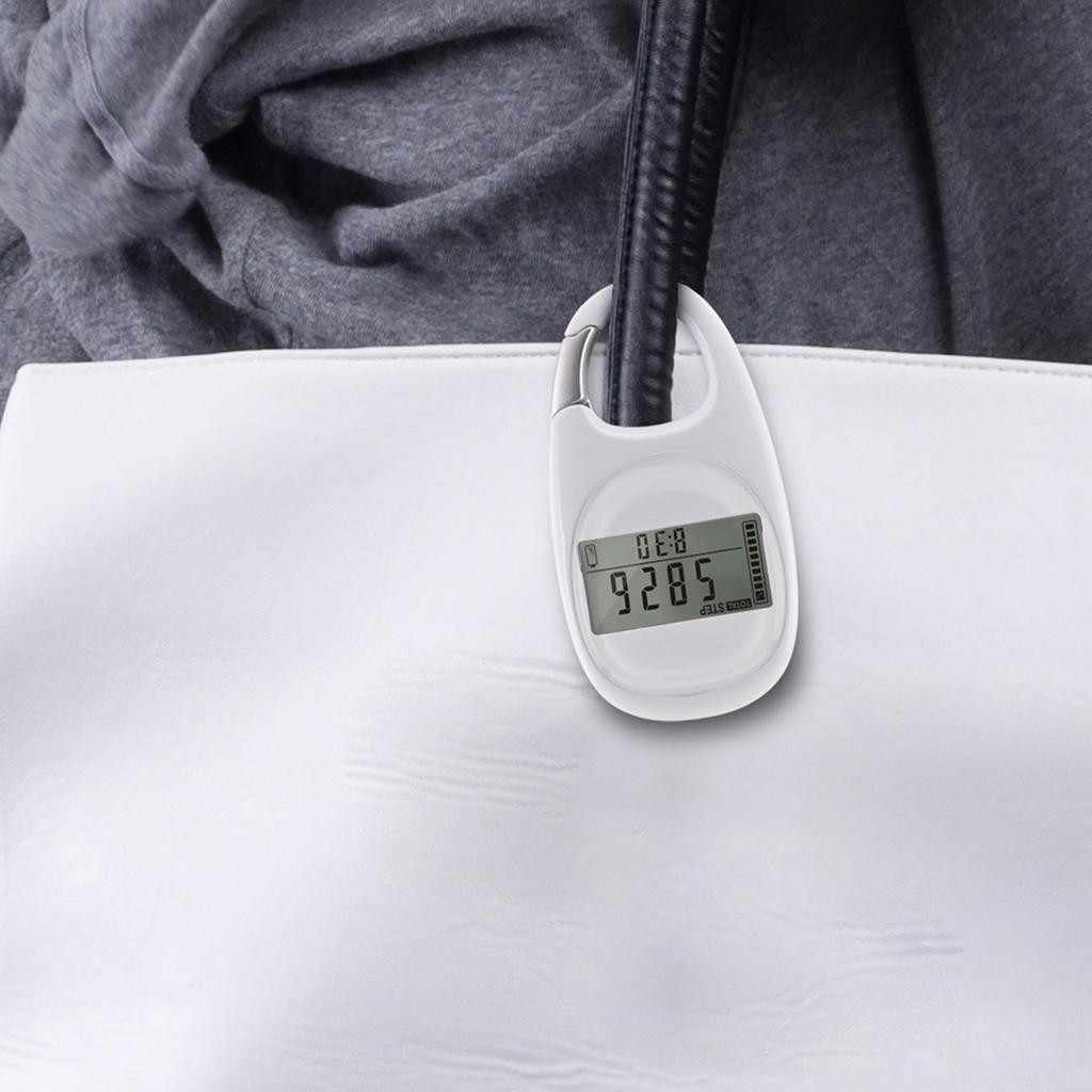 Simple Walking Pedometer Step Counter with Clip Accurately Track Step & Miles