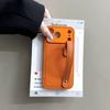 Niche Ins Xingyu Orange Leather Wristband Apple 17promax Mobile Phone Case IPhone16/13 Anti-drop 15