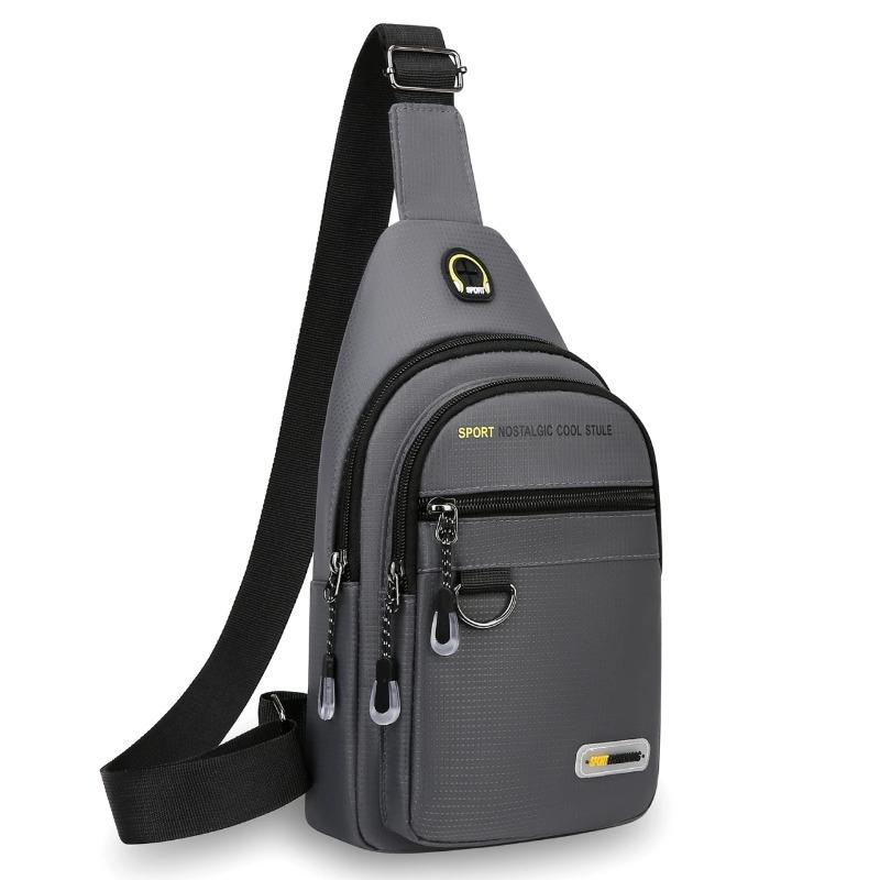 Casual Men's Shoulder Bag,made of Durable Oxford Fabric,suitable for Outdoor Sports Chest Bags,commuting To Work,daily Outings