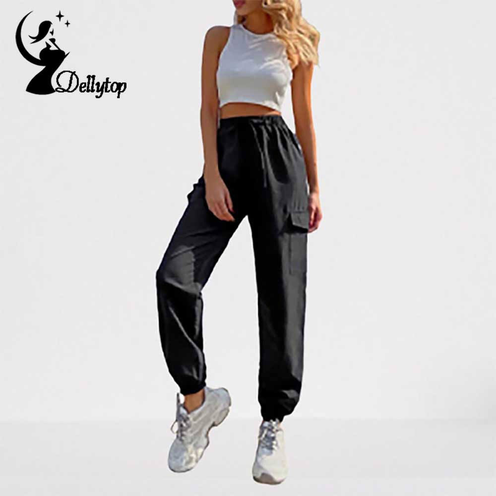 Jogging casual da donna Comodi pantaloni a vita alta rilassati-fit Coulisse  Pantaloni della tuta Running con tasca acquista in modo economico —  spedizione gratuita, recensioni reali con foto — Joom