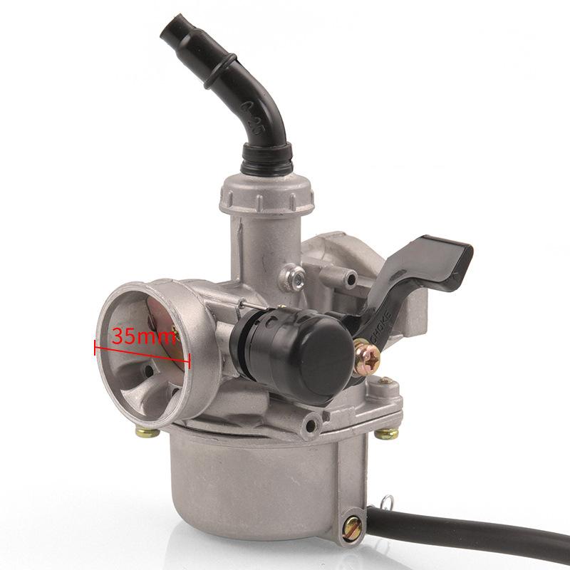 Motorcycle Parts PZ19 Carburetor With Air Filter For ATV Quad Go Kart Dirt Bike 70CC 90CC 110CC Cable Manaul Choke Carburetor