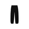 Li-Ning Solid Color Casual Sports Pants Men Bottoms Black AKLS873-2