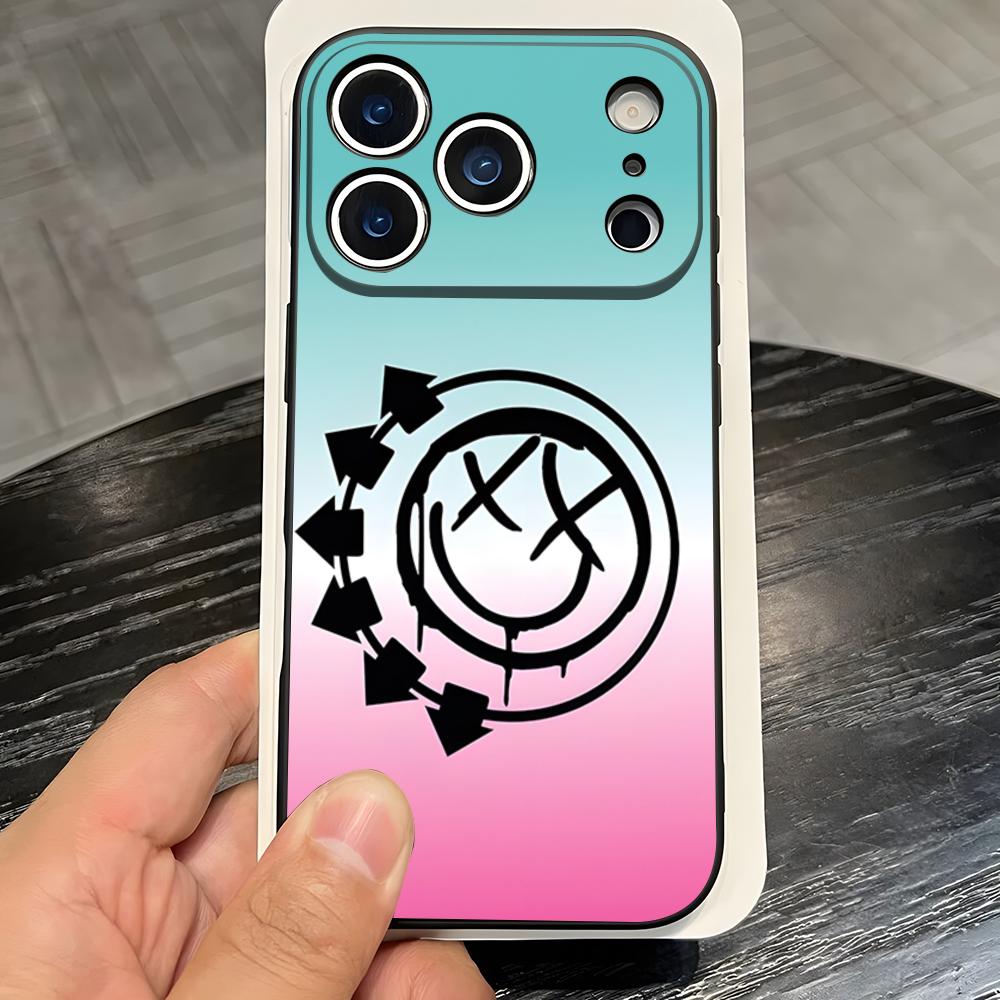 Blink-182band Phone Case For IPhone 17 Pro Max 16 15 14 Pro Max 13 11 X Xs Xr 8 7Plus Silicone Cover