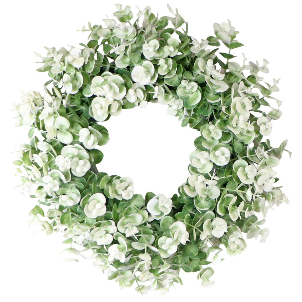 Eucalyptus Faux Wreath Decorative Wreath Four Seasons Wreath Door Pendant Decoration Festival