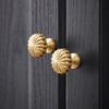1-12pcs Antique Gold Zinc alloy Knobs Round Cabinet Drawer Handles for Kitchen Bathroom Home Furniture