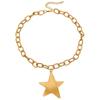 Simplicity Geometric Five-Pointed Star Necklaces for Women Men Hiphop Cool Thick Chain Pendant Necklaces Party Jewelry Wholesale