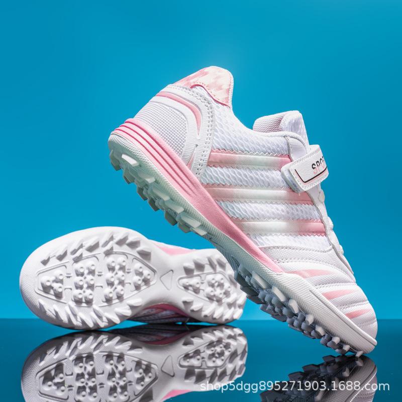 

Children s football shoes mesh breathable primary school students anti-skid training football shoes boys broken nail shoes women 29