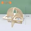 Luxury Solid Wood Hamster Villa with Pet Stairs and Sleeping Nest