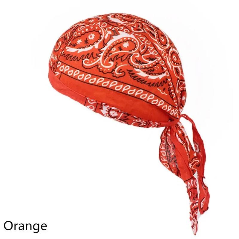 Men Women Quick Dry Headscarf  Pirate Hat Outdoor Sport Cycling Bandana Sweat Absorbant Cancer Chemo Cap Muslim Turban