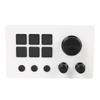 Visuelle Tastatur mit Drehreglern 6 Tasten LCD Benutzerdefinierte Taste Visuelle Tastatur für OBS für Twitch für OS X PC