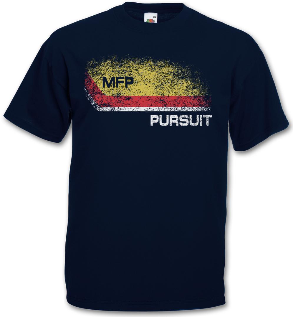 PURSUIT MAIN FORCE PATROL LOGO T-SHIRT Miller Fury Mad Road Max T-Shirt L