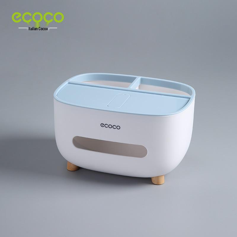 Nordic Minimalist Tissue Box with Remote Storage - Cute, Multifunctional Design for Living and Dining Room.