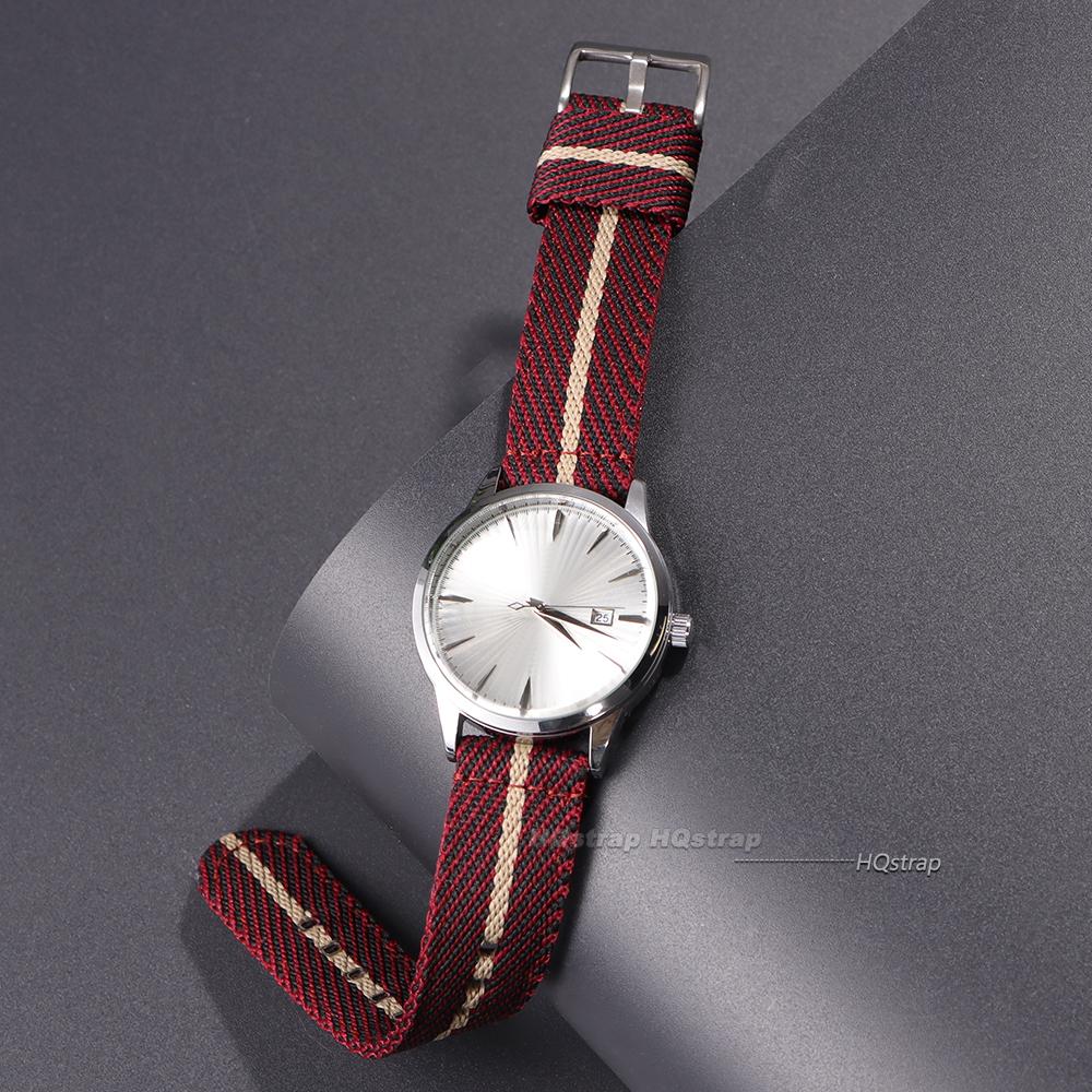 20mm 22mm Nylon Watch Strap Soft Nylon Sport Replacement Watchband for Seiko for Omega Quick Release Universal Canvas Bracelet