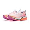 New LiNing Red Hare 7 Pro Cushioning Anti Slip And Wear Resistant Reflective Low Top Running Shoes Women's White Orange ARPU002-17