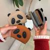 Mini Panda Card Holder Zipper Women Wallet Fashion PU Leather Coin Purse  Women
