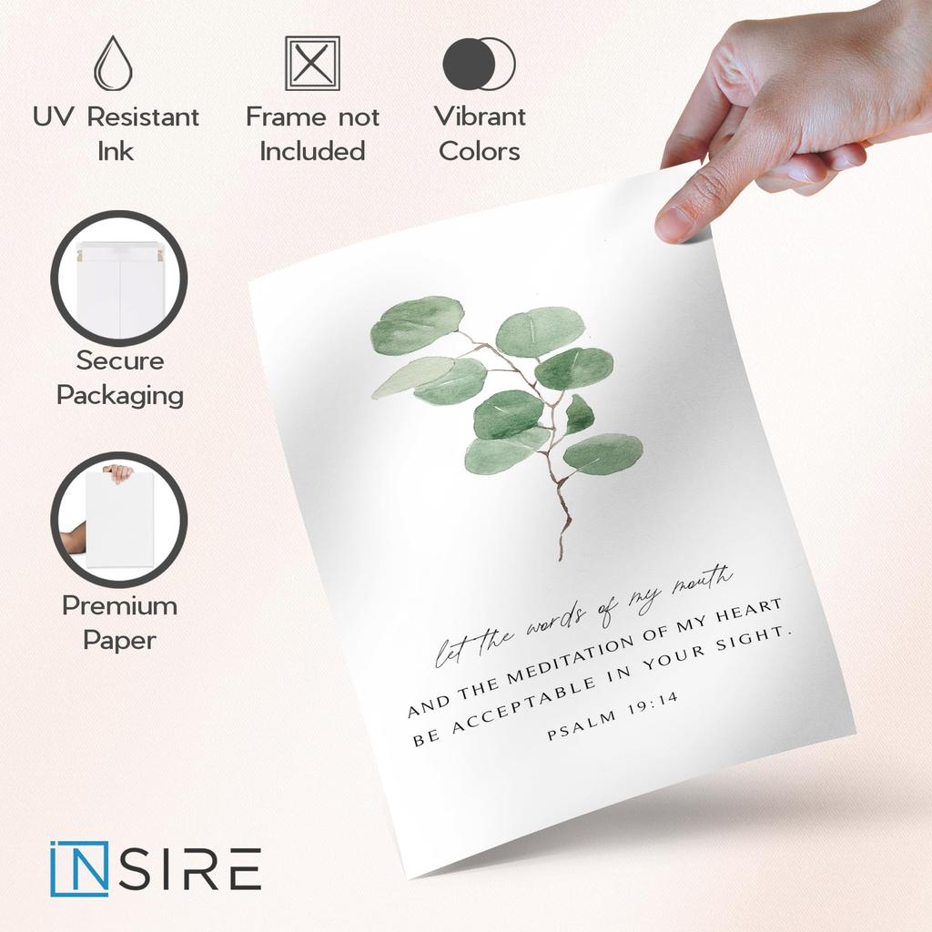 Insire Vintage Bird Wall Art Poster Unframed Wall Decor - (8x10) -